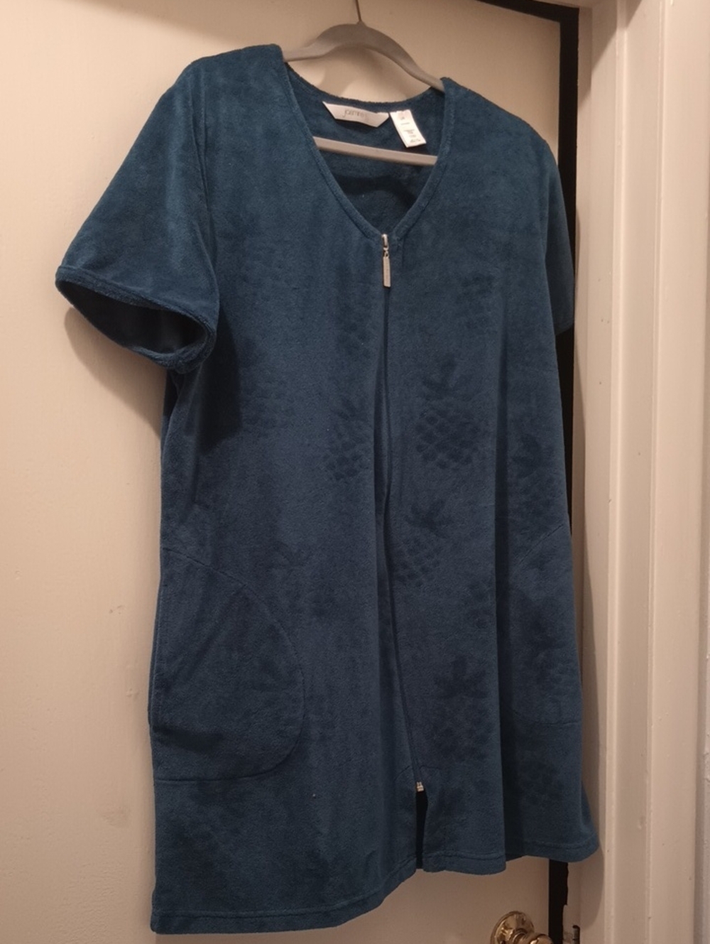 Jasmine Deep Teal Terry Pullover